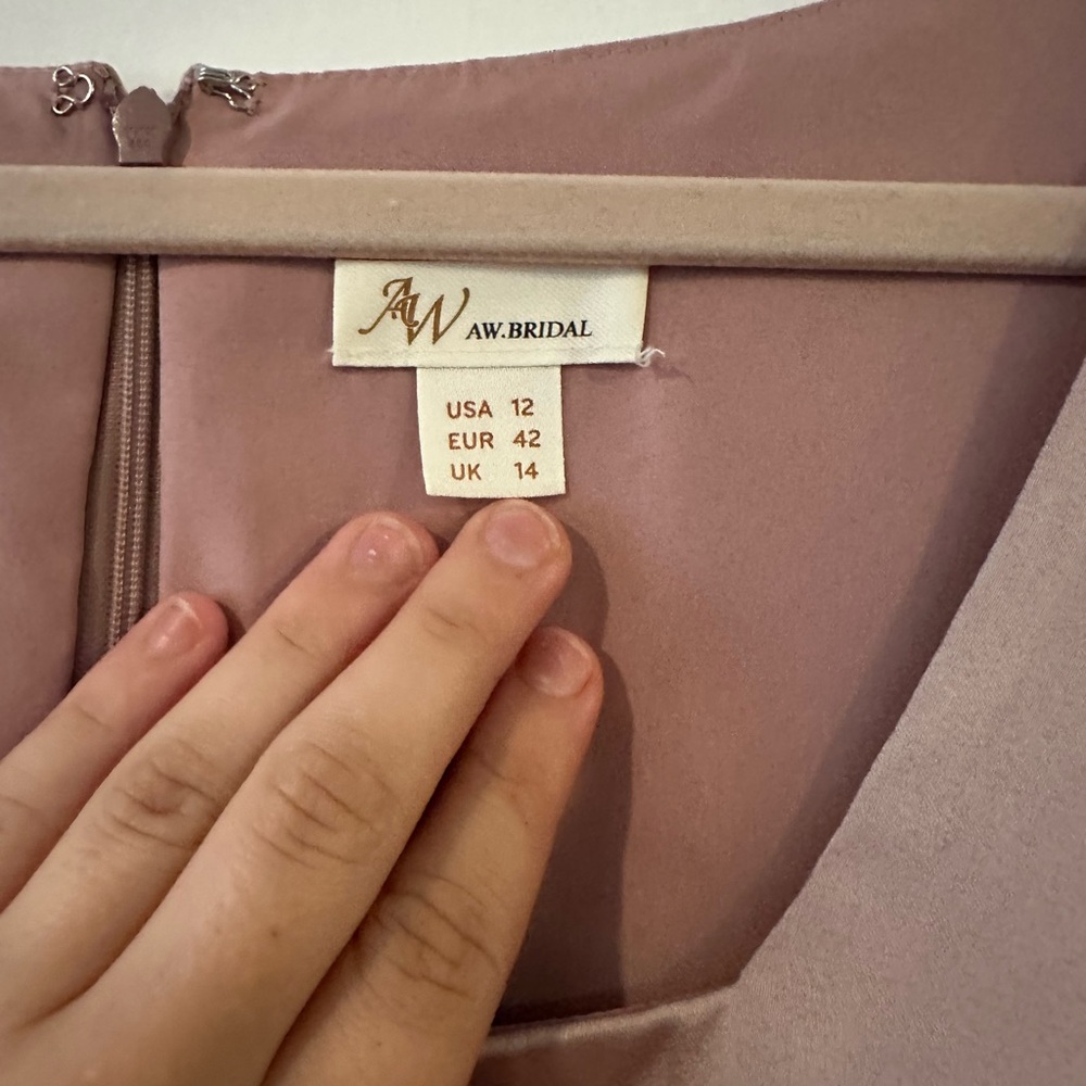 Pink Maxi Square Neck Bridesmaid Dress - image 2